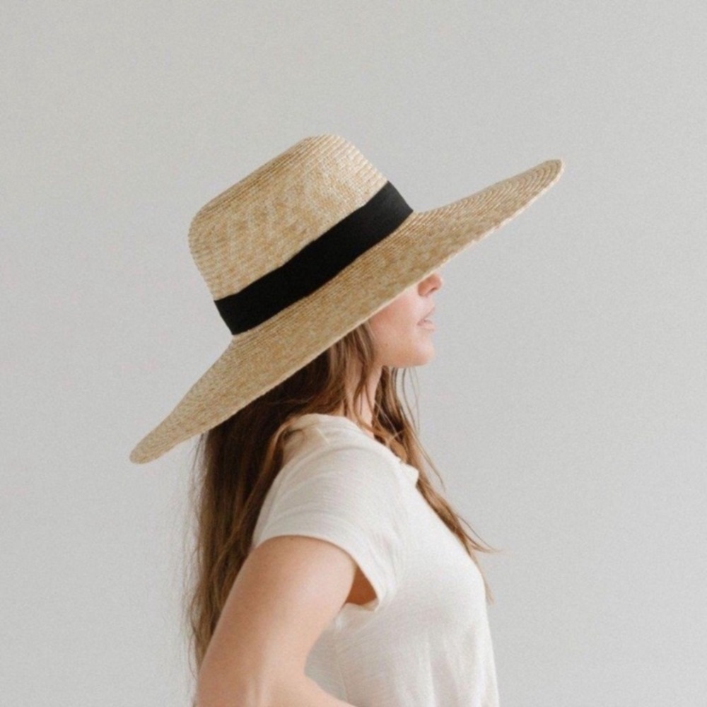 Gigi Pip “Gwen” Oversized/ Wide Brim Straw Hat